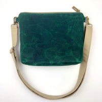 Alison - Dark Green Waxed Canvas Crossbody