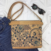 Alison - Blue Paisley