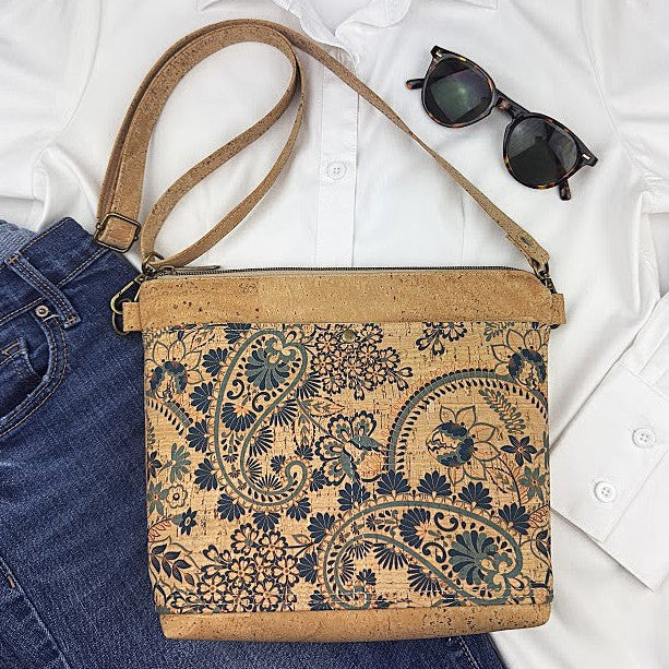 Alison - Blue Paisley