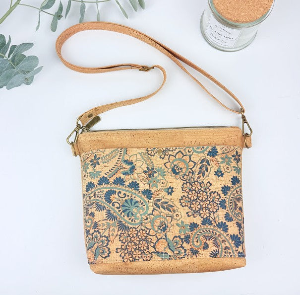 Alison - Blue Paisley