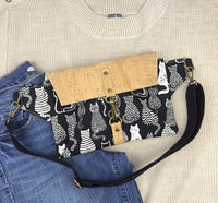 Haralson Hip Bag - Black Cat and Cork