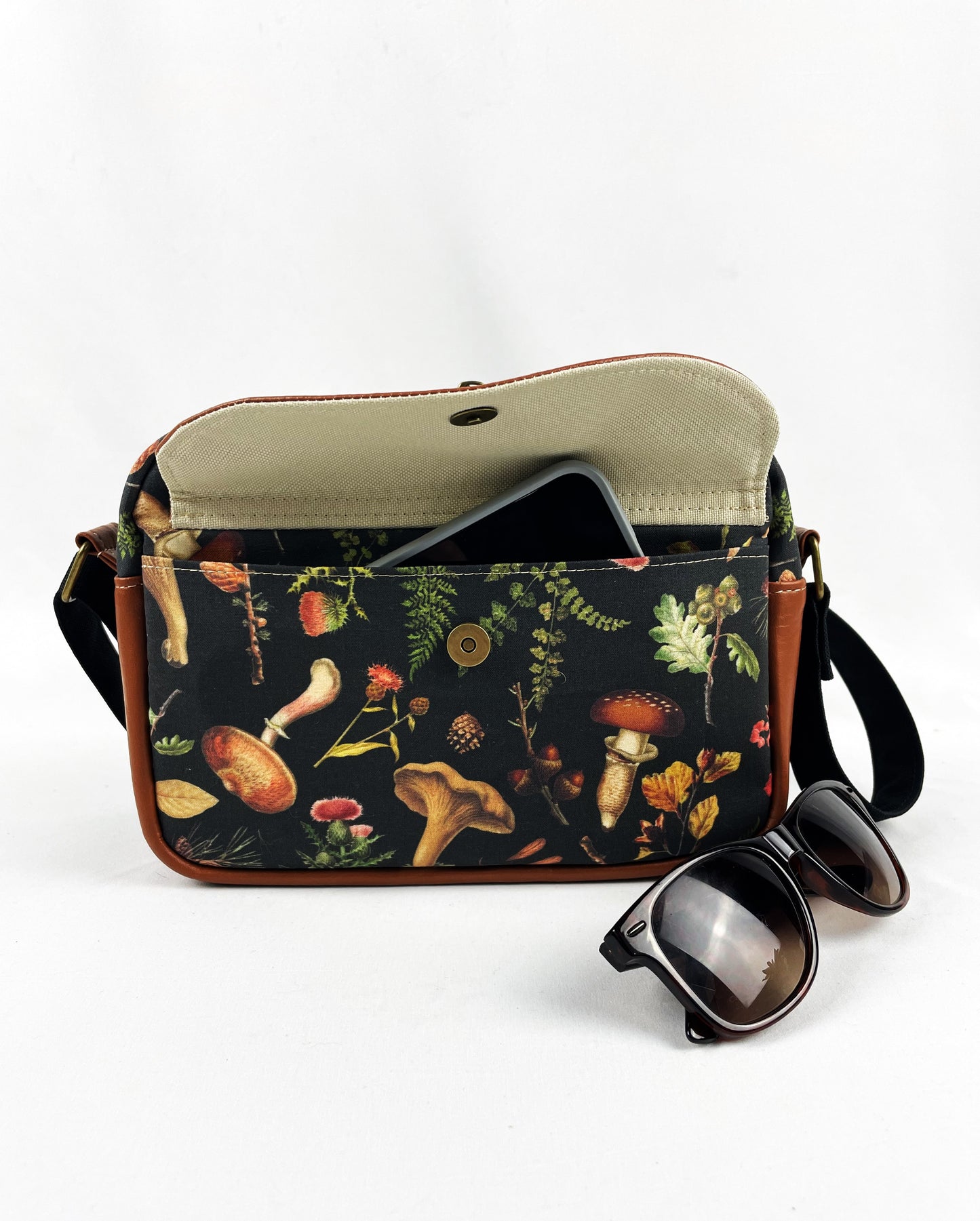 Boxy Mushroom Crossbody Bag