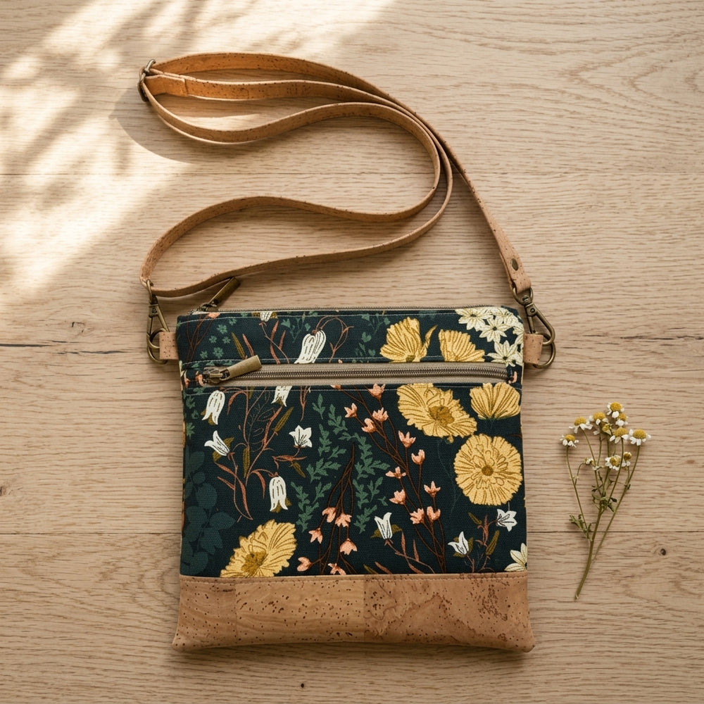 Slim Crossbody - Bluebells and Buttercups