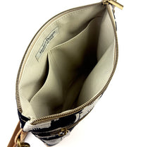 Slim Crossbody - White Cat on Black