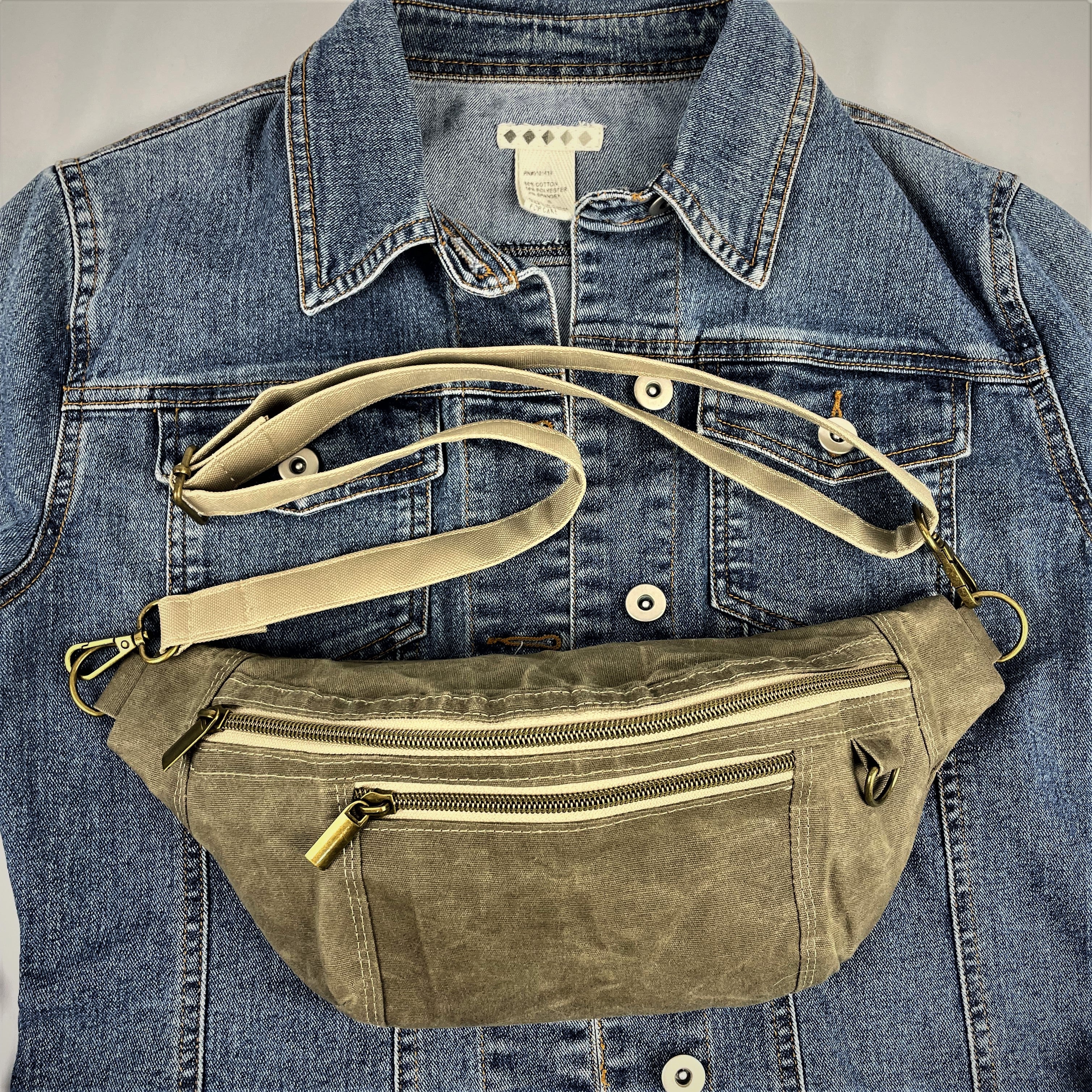 Waxed Canvas Sling Bag