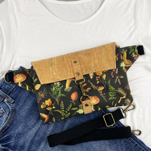 Mushroom crossbody purse
