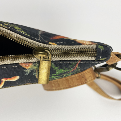 Slim Crossbody - Cork and Mushroom