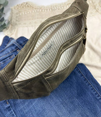 Waxed Canvas Sling Bag