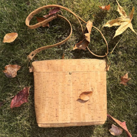 Rustic Cork Crossbody Bag