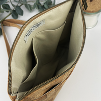 Scorched Cork Crossbody Bag