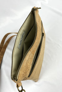 Slim Cork Crossbody Bag - Smooth