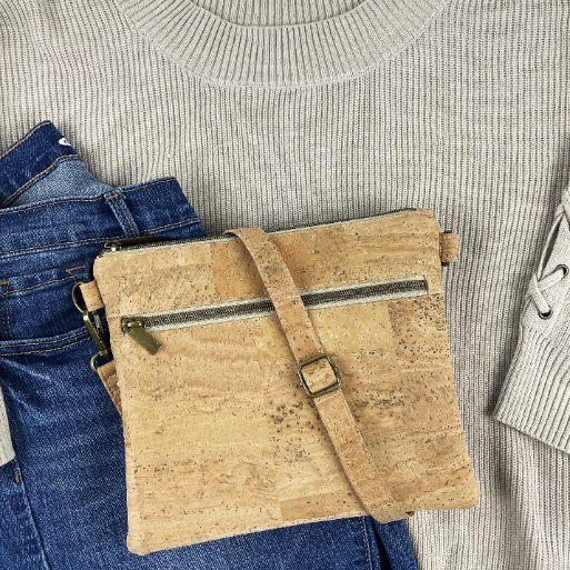 Slim Cork Crossbody Bag