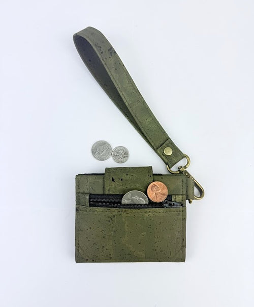 Cork Wallet - Green