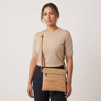 Slim Cork Crossbody Bag - Smooth