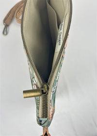 Slim Crossbody Bag - Wildflower Sage & Cork