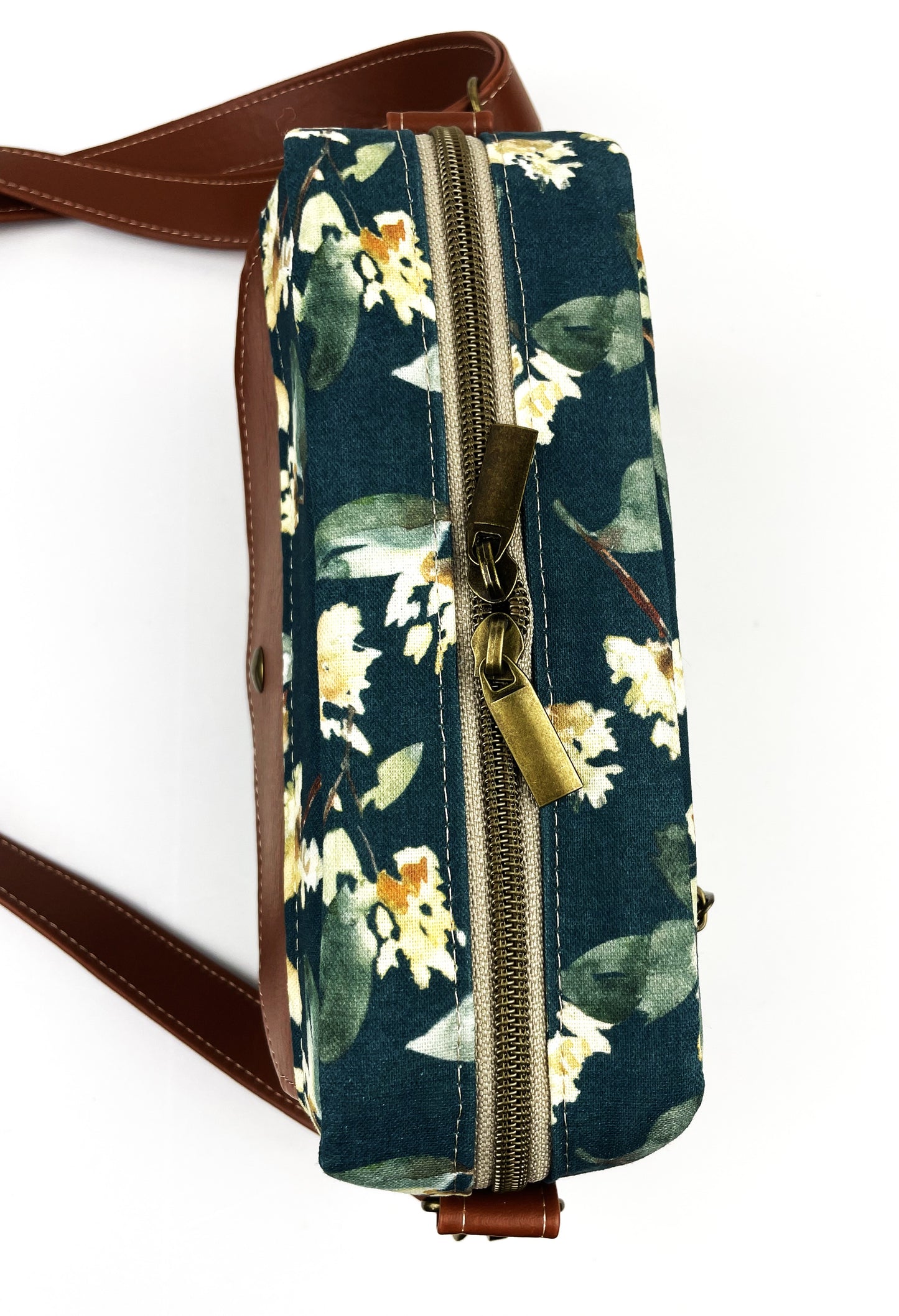 Boxy Floral Crossbody Bag