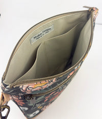 Slim Crossbody - Boho Floral and Cork