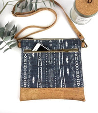 Slim Crossbody - Navy Boho