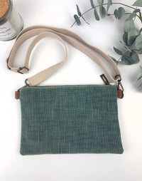 Corduroy Purse - Green