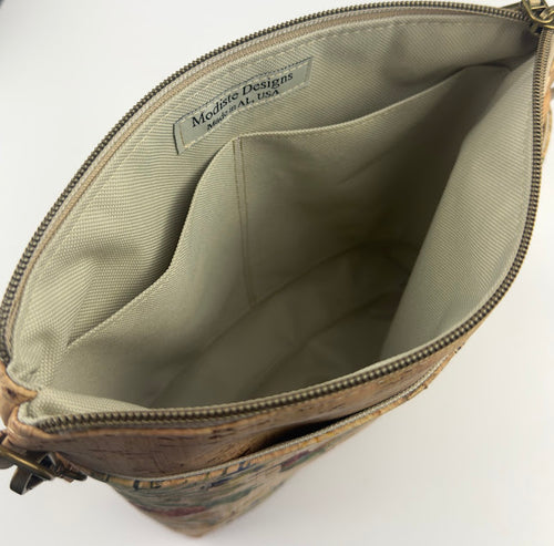 Cork Crossbody - Hummingbird